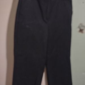 Ann Taylor factory petite size 10 p black tweed dress pants‎